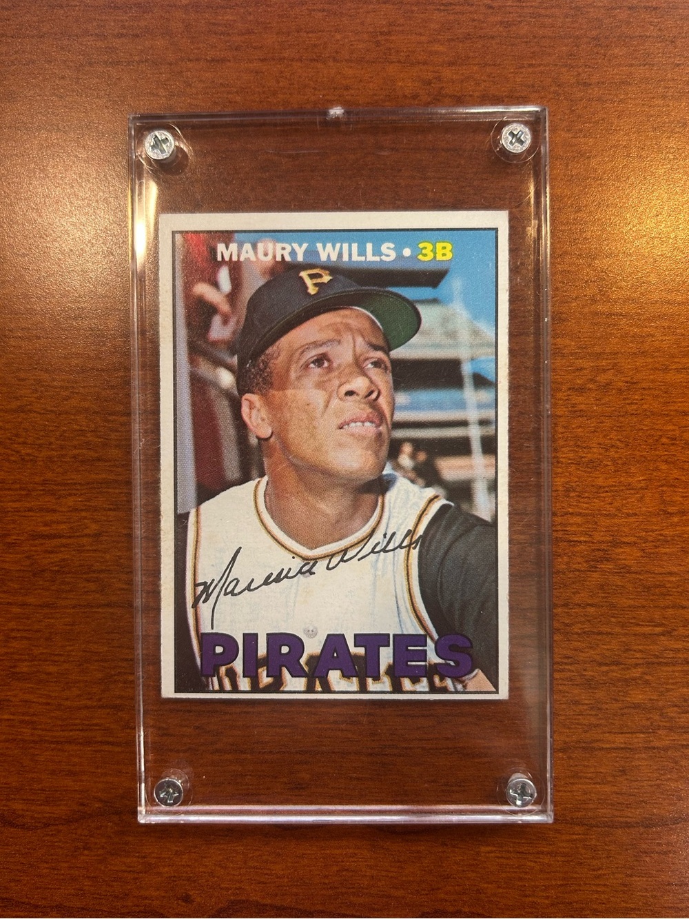 1967 Maury Wills Topps #570 Card